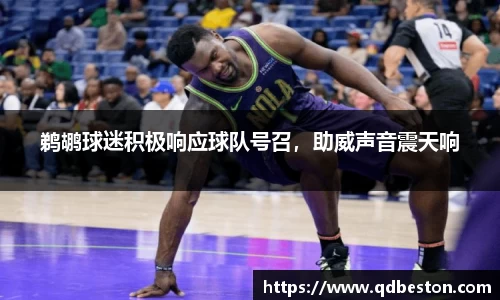 鹈鹕球迷积极响应球队号召，助威声音震天响