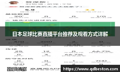 日本足球比赛直播平台推荐及观看方式详解